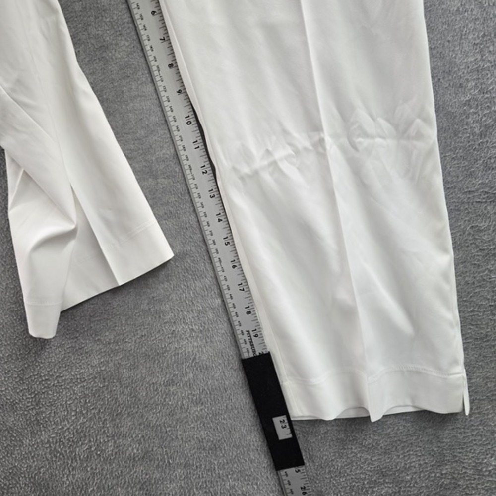 Nike Women Pants 10 White Dress Pants Dri-Fit Golf Pants Modern Rise 23" NWT - Picture 10 of 14